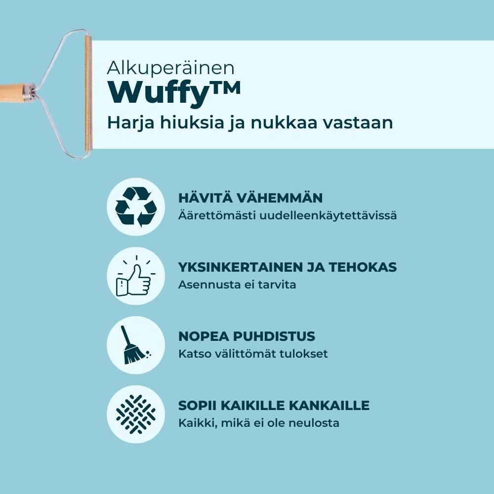 Wuffy™ Harja hiuksia ja nukkaa vastaan